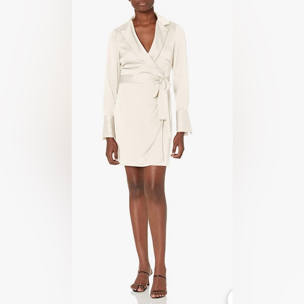 Guess Long sleeve Eden Wrap Dress